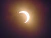The eclipse was visible throughout the western United States, as well as Mexico and Central America, on Saturday.