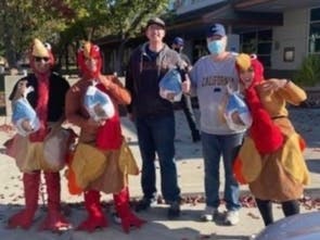 Throughout the month of November, community members are invited to drop off a frozen turkey, gift card, or cash donation to help over 800 local families in need receive food and gifts during the holiday period. 
