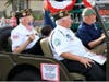 Hundreds marched along Main Street to honor veterans. 