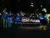 Roughly 5,000 people showed up to view 1,400 luminous people streaming down Camino Ramon for Saturday’s 40th Anniversary Light Parade