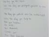 Amanda Ng, a 7th grade student at Fallon Middle School, created a poem and two drawings that her art teacher, Vena Olsen, plans to mail to them.