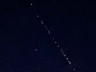 A Pleasanton resident spotted the satellites heading toward Livermore just before 6 p.m. Wednesday night. Spottings were reported around the country.