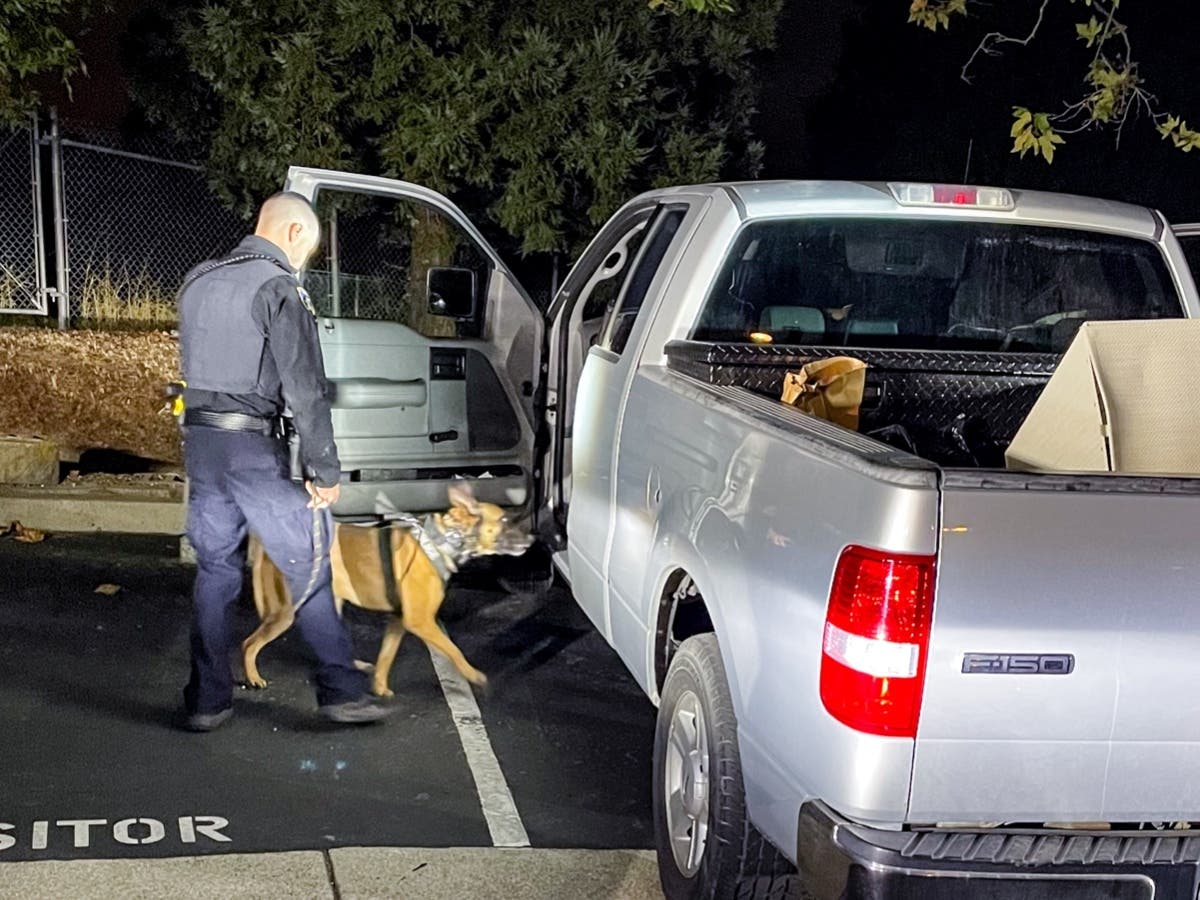 K-9 units assisted in the search. 