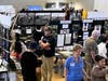 The Veterans Memorial Building hosted an outer space-themed exhibit with everything from Star Wars reenactments to helicopter tours. 