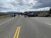 Photos released by CHP show a Toyota SUV with a severely damaged front, and numerous items spilling out of an open trunk.