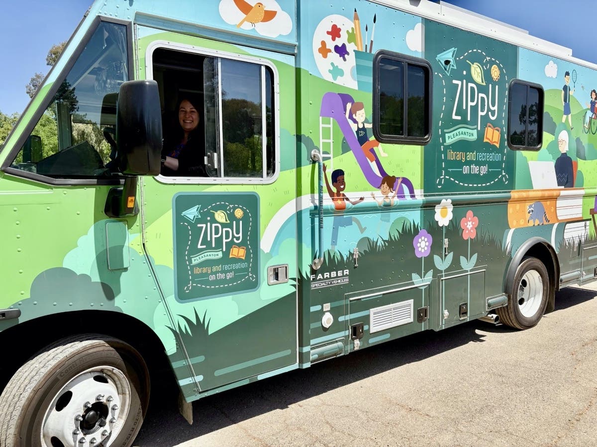Pleasanton Library Mobile Van 'Zippy' Will Tour City Monthly ...