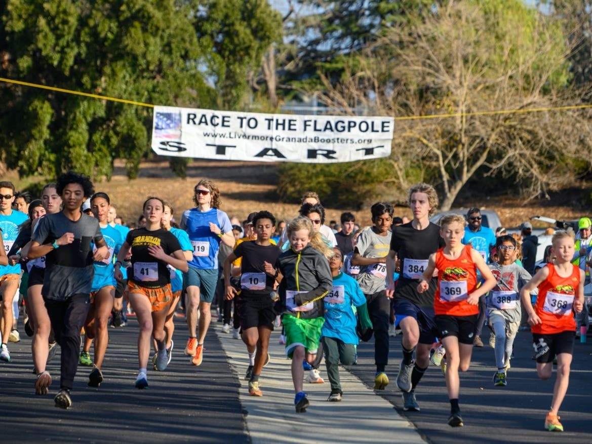 The annual Livermore-Granada Boosters Race to the Flagpole will raise money for twelve student scholarships. 