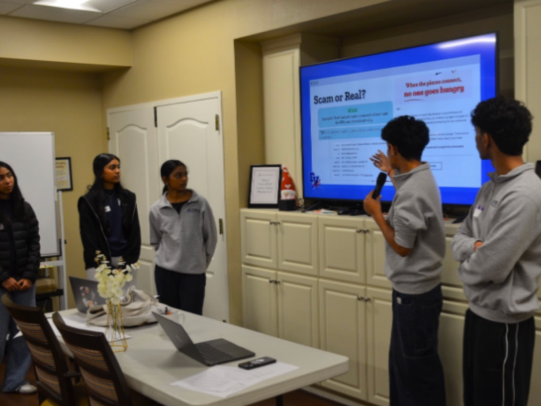 Dougherty Valley High School students led several workshops at Ivy Park Senior Living in San Ramon from January through March.