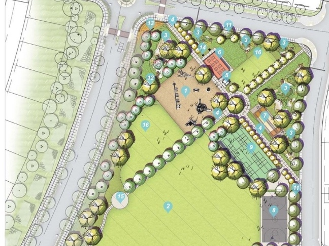 A rendering of Wild Wind Park.