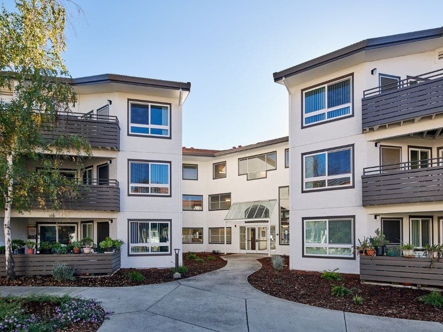 The renovation included new windows, heating and cooling units, ADA conversions, a renovated community building, and more. 