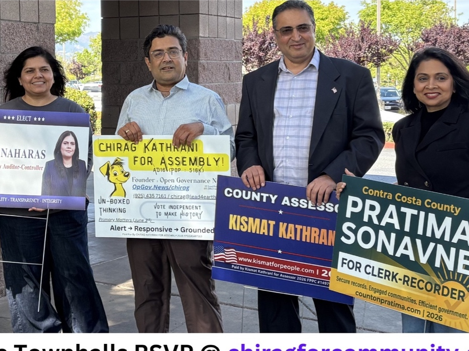 Chirag Kathrani, candidate for Assembly District 16.