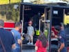 Danville residents met with local police and firefighters Tuesday night for block parties, picnics, barbecues and more. 