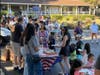 Danville residents met with local police and firefighters Tuesday night for block parties, picnics, barbecues and more. 