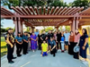 San Ramon residents met with local police and firefighters Tuesday night for block parties, picnics, barbecues and more. 