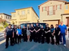 San Ramon residents met with local police and firefighters Tuesday night for block parties, picnics, barbecues and more. 