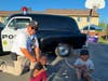 Livermore residents met with local police and firefighters Tuesday night for block parties, picnics, barbecues and more. 
