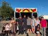 Livermore residents met with local police and firefighters Tuesday night for block parties, picnics, barbecues and more. 