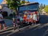 Danville residents met with local police and firefighters Tuesday night for block parties, picnics, barbecues and more. 