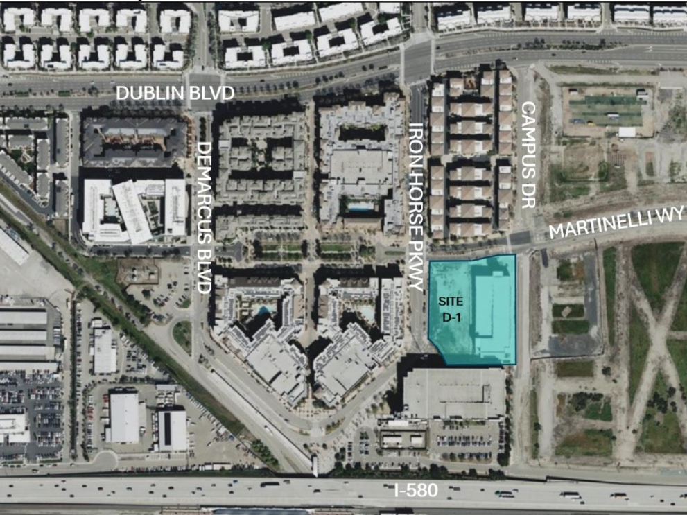 The city says repeated efforts to acquire the site near the Dublin/Pleasanton BART station from Alameda County have stalled.