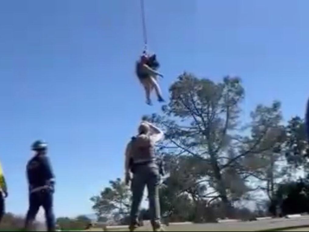 WATCH: Injured, Stranded Hiker Rescued From Mt. Diablo