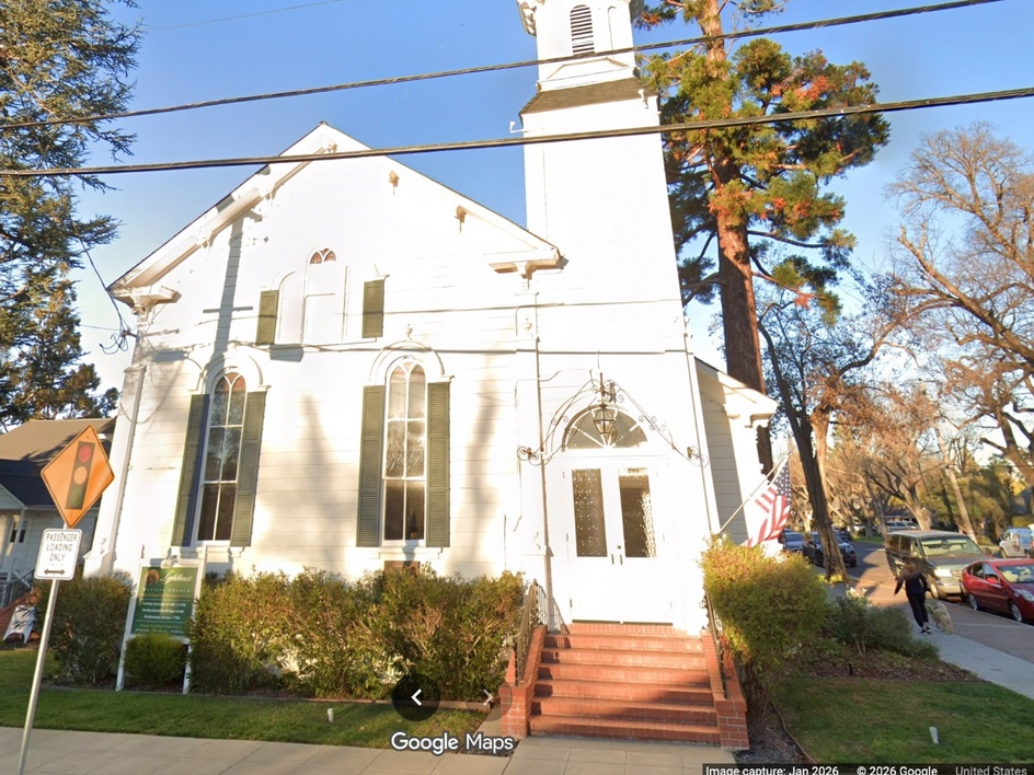 The original home of First Presbyterian Church of Pleasanton, now occupied by Lighthouse Baptist Church, still stands at Second and Neal streets.