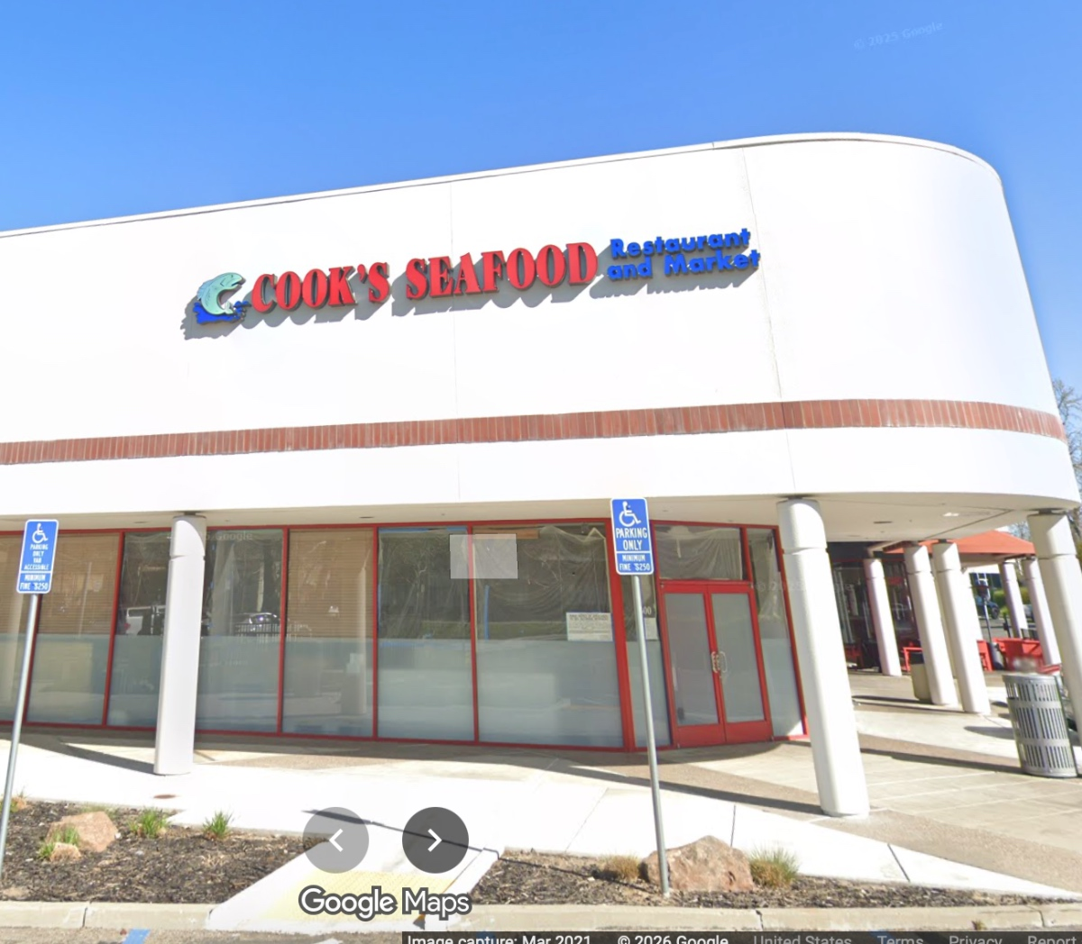 Cook's Seafood in Pleasanton, which opened in May 2025. Calls to Cook's Seafood's Pleasanton and Menlo Park locations during listed business hours Thursday went unanswered.