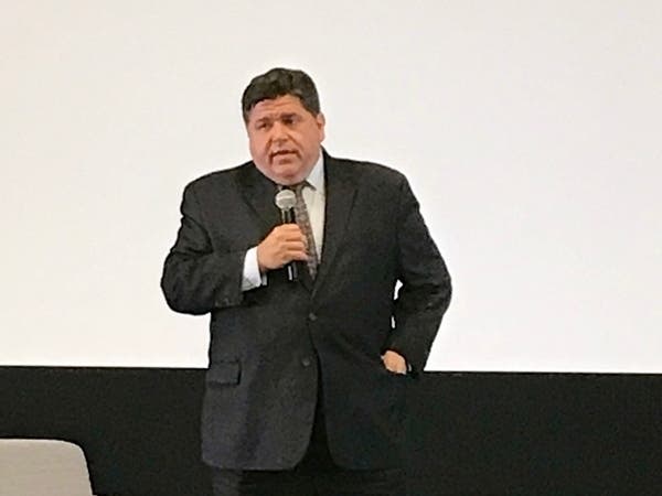 Gov. J.B. Pritzker (pictured in 2018) spoke Wednesday about the death of George Floyd on Monday after a Minneapolis police officer knelt on his neck.