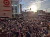 Thousands of people protested peacefully Monday evening in Uptown. 
