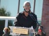 Rev. Jesse Hawkins, pastor of St. John AME Church in Aurora, speaks Sunday during an outdoor service titled "A Call to Prayer for Social Justice, Reconciliation and Healing."