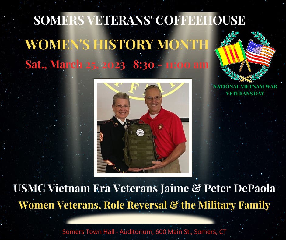 Mar 25 Somers Veterans' Coffeehouse Women's History Month & Nat'l