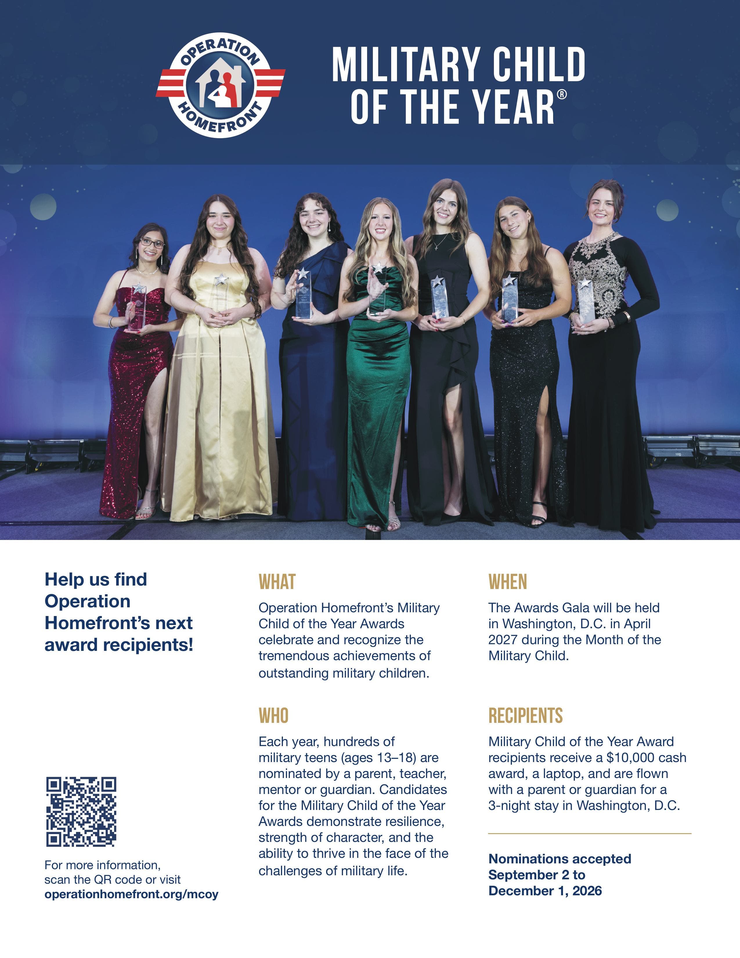 Operation Homefront Military Child of the Year Nominations Open