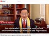Dr. Hong, Tao-Tze, president of FOWPAL, delivers welcome remarks, highlighting the importance of conscience in achieving the objectives of the UN Charter during FOWPAL’s virtual observance of the UN Charter Day. 