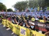 Over two thousand protesters condemn the Taiwanese government for abusing their human rights in front of the enforcement agency in Miao-Li, Taiwan on August 21, 2020.