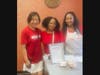 The salon was "the" place to be on Red Day!