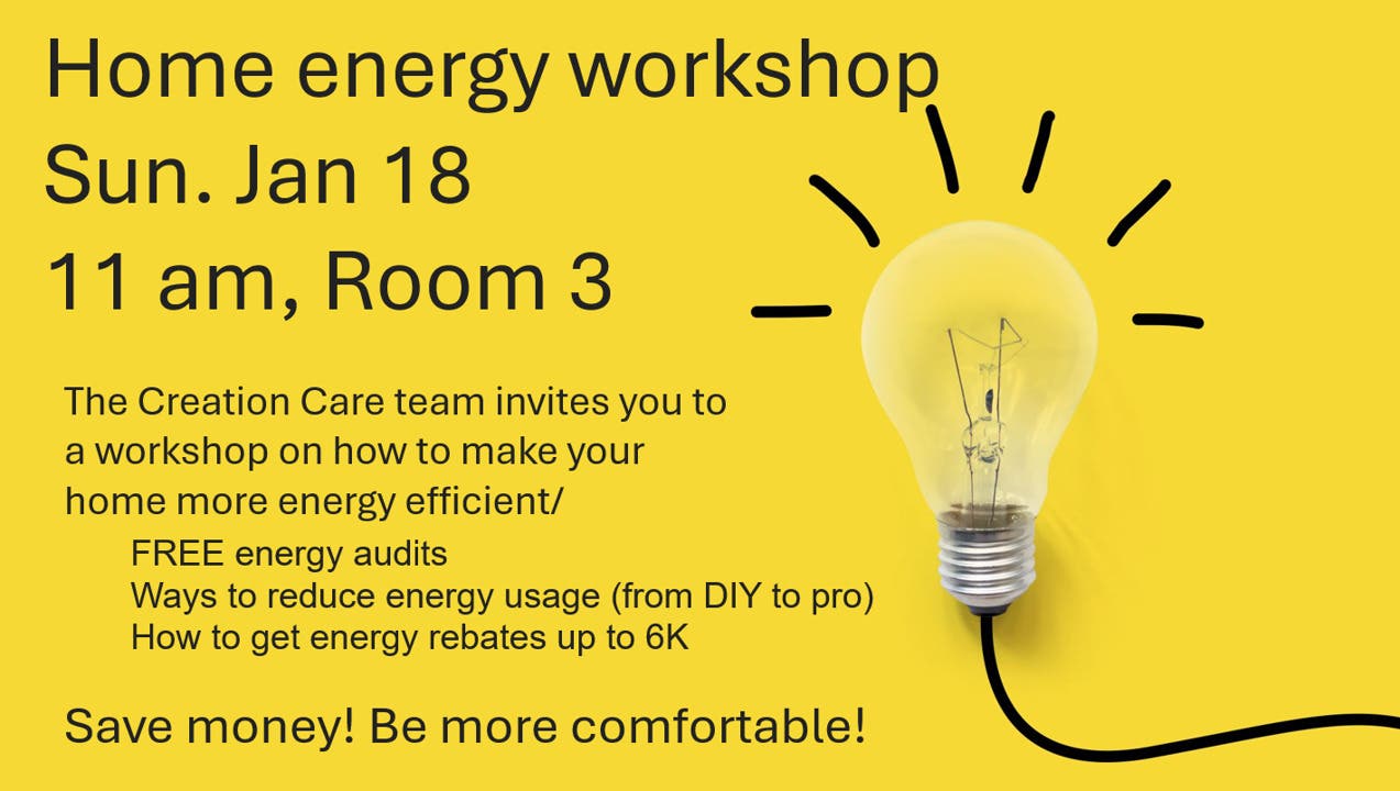 Home energy workshop - save money on heating and more!