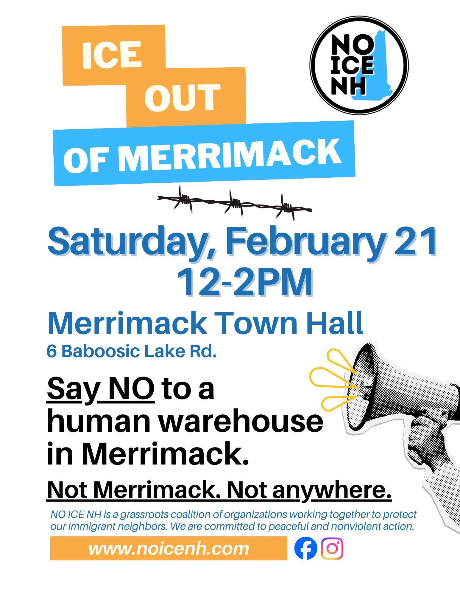 ICE out of Merrimack