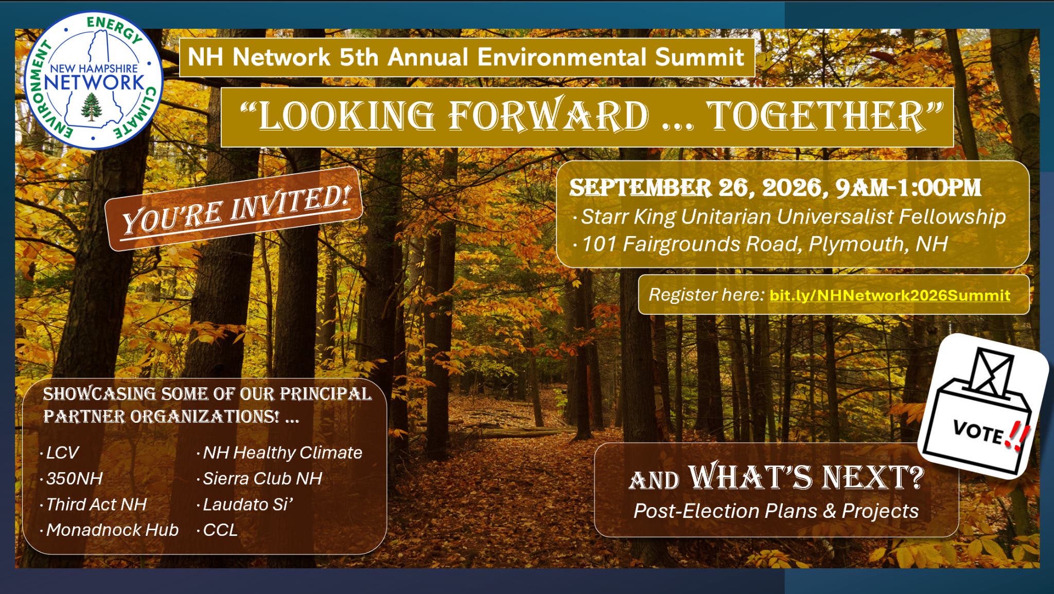 Looking forward together: an environmental summit