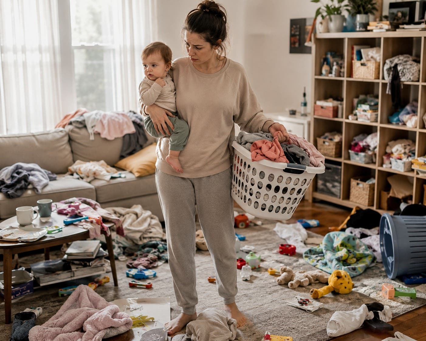 Laundry has a way of piling up when life gets busy. 🧺