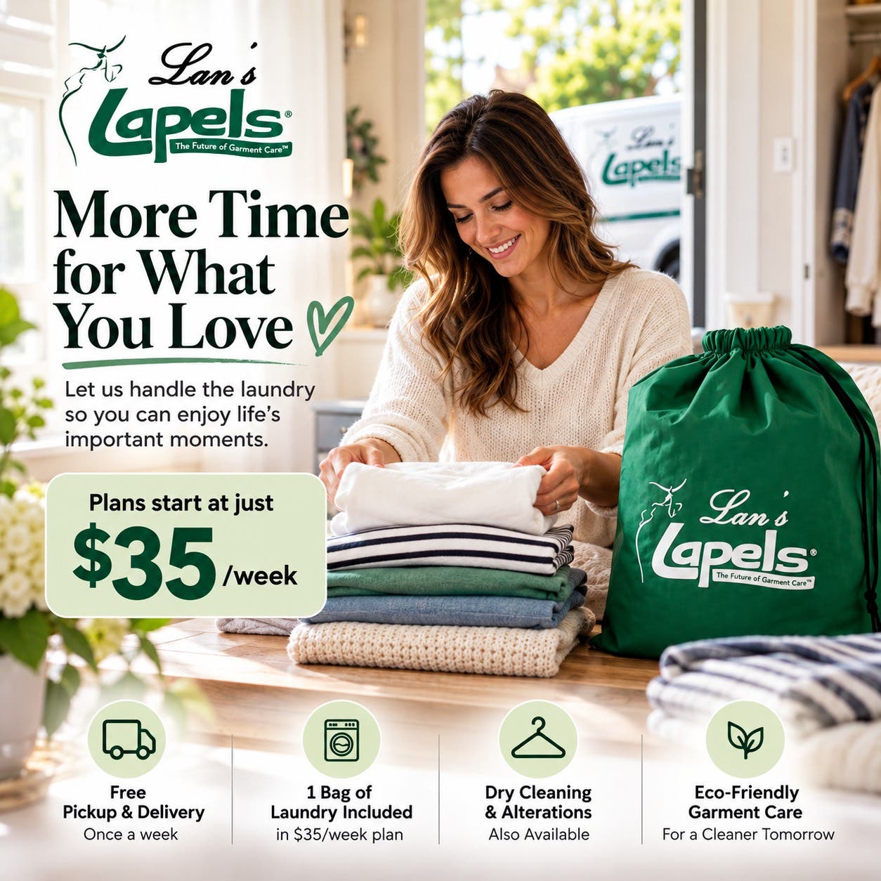 Laundry is one less thing to worry about. 💚