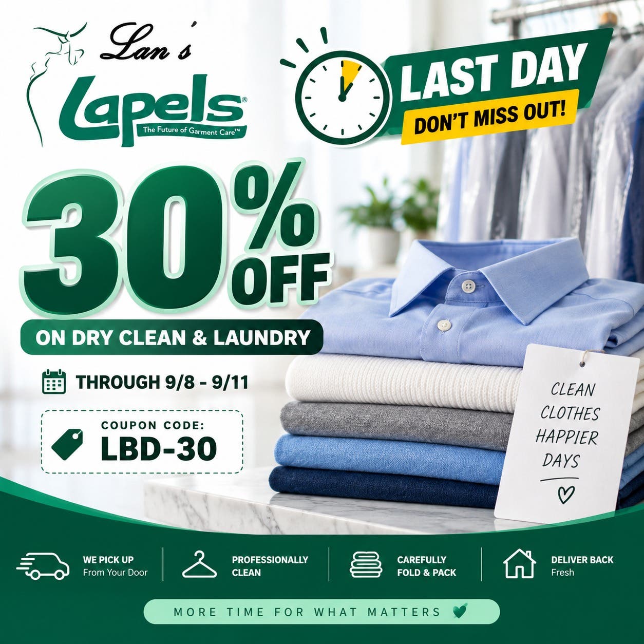 ⏰ LAST DAY to save 30%!