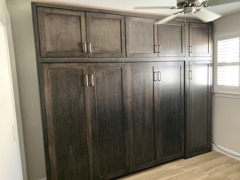 A Murphy Bed Designed for Low Ceilings and High Style