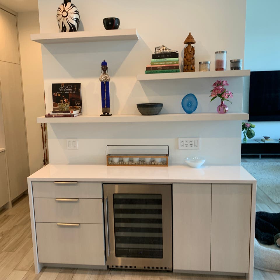 A Custom Dry Bar That Fits Like It Was Always There