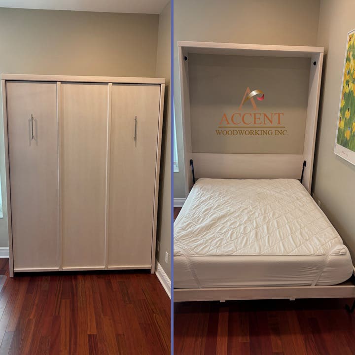 Savona Queen Vertical Murphy Wall Bed Transforms Small Spaces in Largo Homes