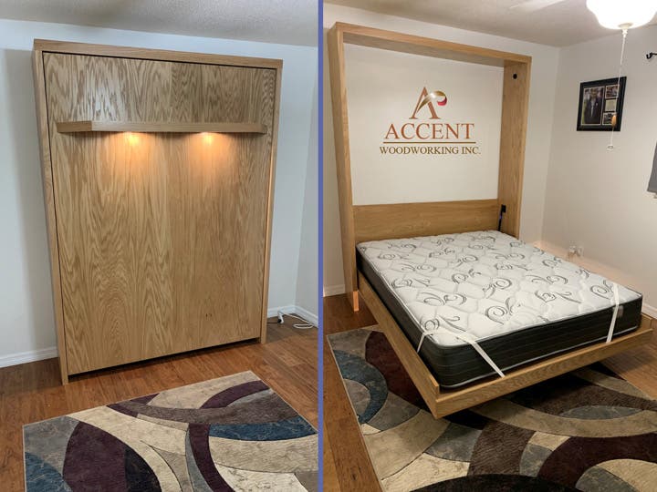 Siena Queen Vertical Murphy Wall Bed Brings Style and Space‑Saving Design to Local Homes