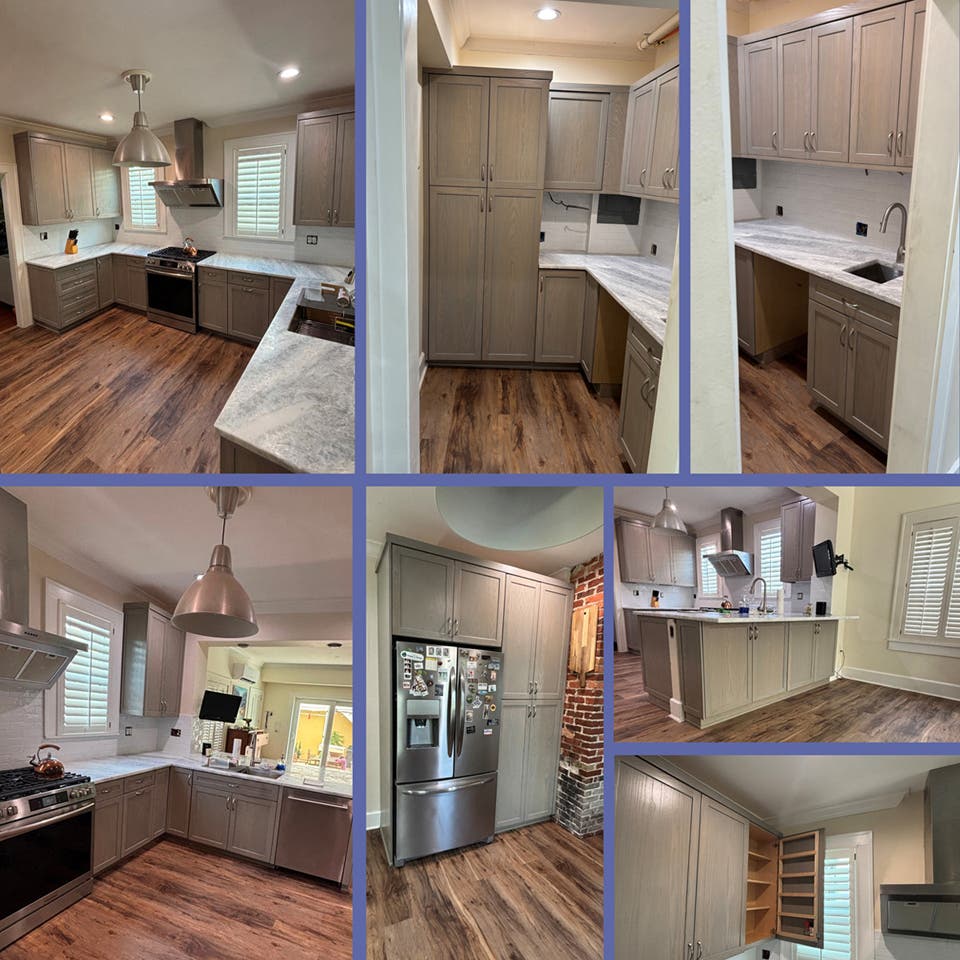 Soft Gray Shaker Kitchen & Pantry Upgrade in Euro Oak — Custom Cabinetry for Largo Homes
