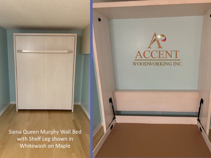 Transform Your Space with a Custom Siena Queen Vertical Murphy Wall Bed