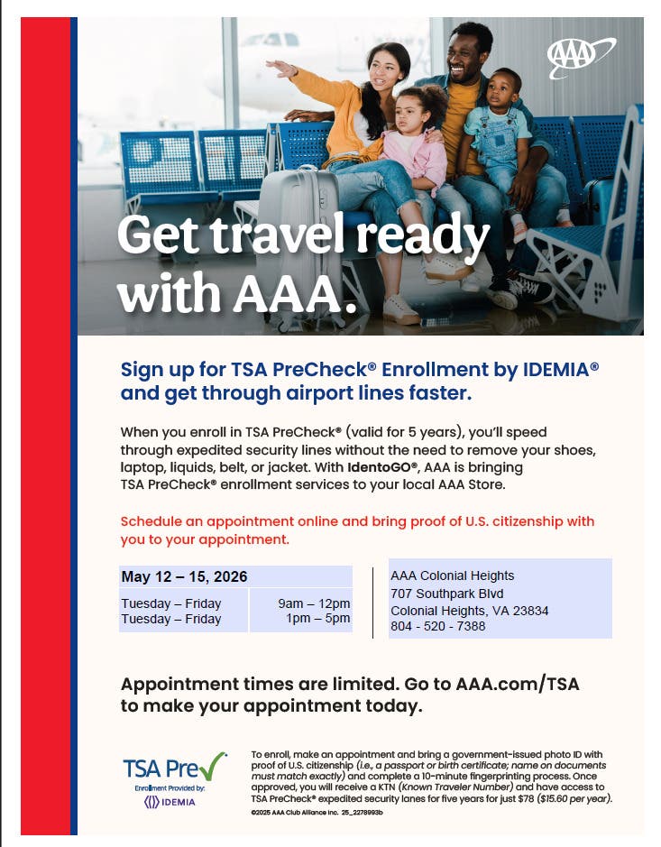 TSA PreCheck enrollment by IDEMIA