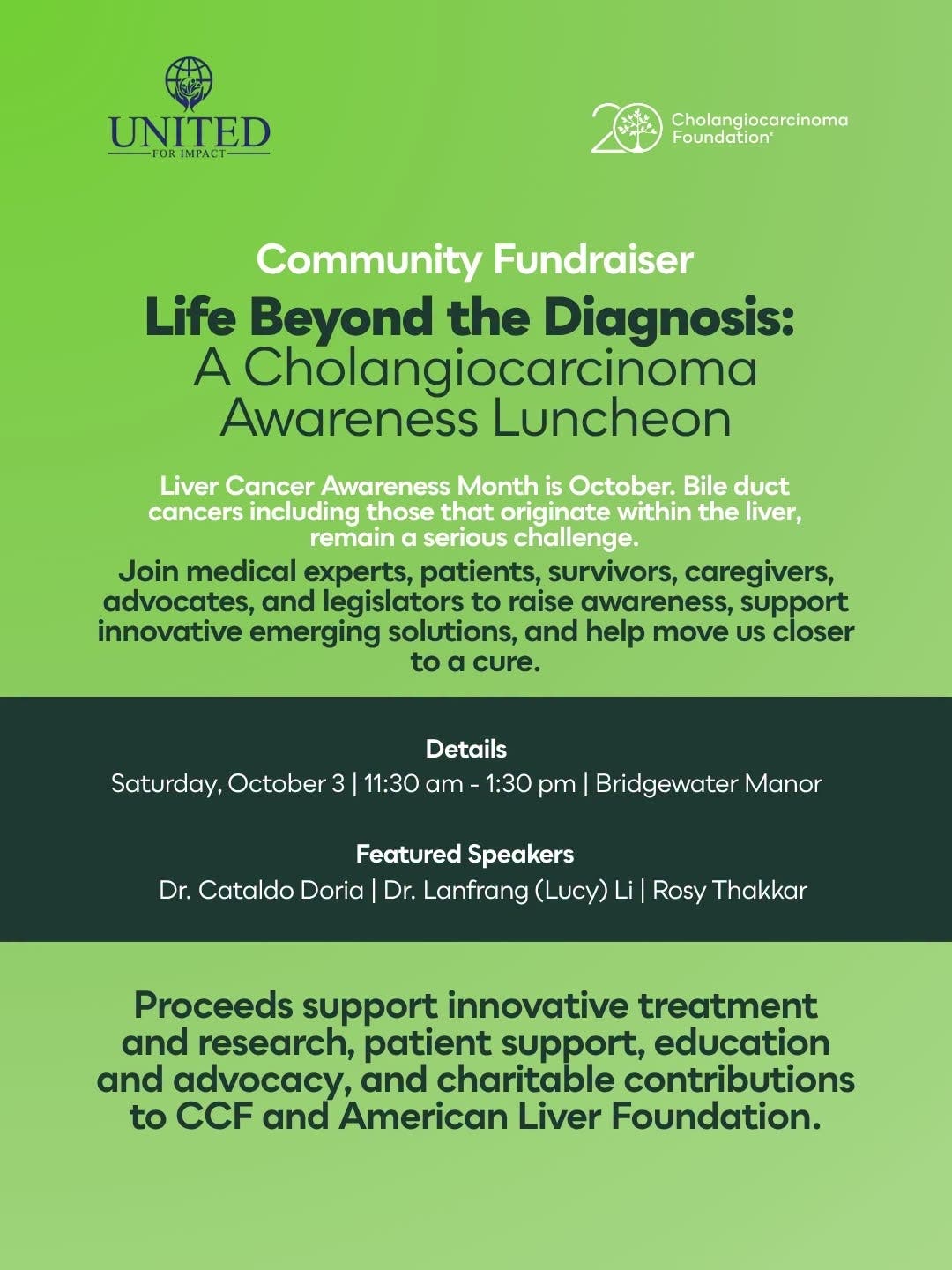 Life Beyond a Diagnosis - Cholangiocarcinoma Awareness