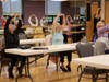 Seniors participate in Bingocize at the Leisure Center.