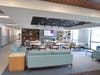 The renovated Northbrook Community Center features a new main entrance, expanded hallways and comfortable gathering areas.